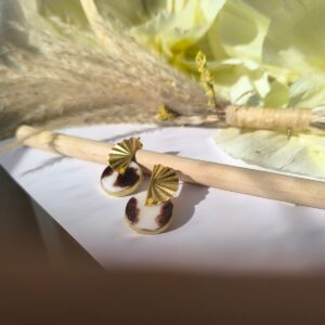 Pendientes Arcilla | Pendientes Braford | Arrebol Artesanía