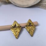 Pendientes Arcilla Gualdo | Arrebol Artesanía