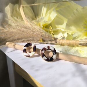 Pendientes Arcilla Polimérica Hereford | Arrebol Artesanía