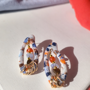 Pendientes Aro Terracota