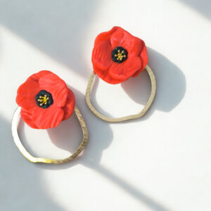 Pendientes Amapola Brisa