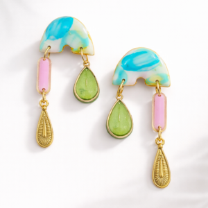 Pendientes Lluvia de Color