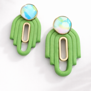 Pendientes Verde Aura