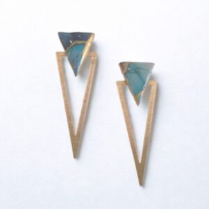 Pendientes Arrecife Dorado