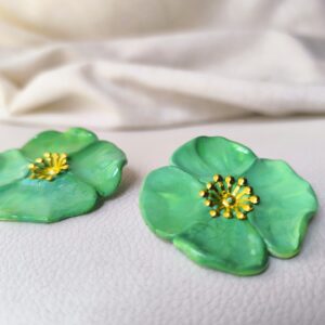 Pendientes Bignonia Esmeralda