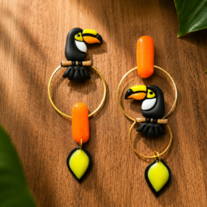Pendientes Tucán Exótico